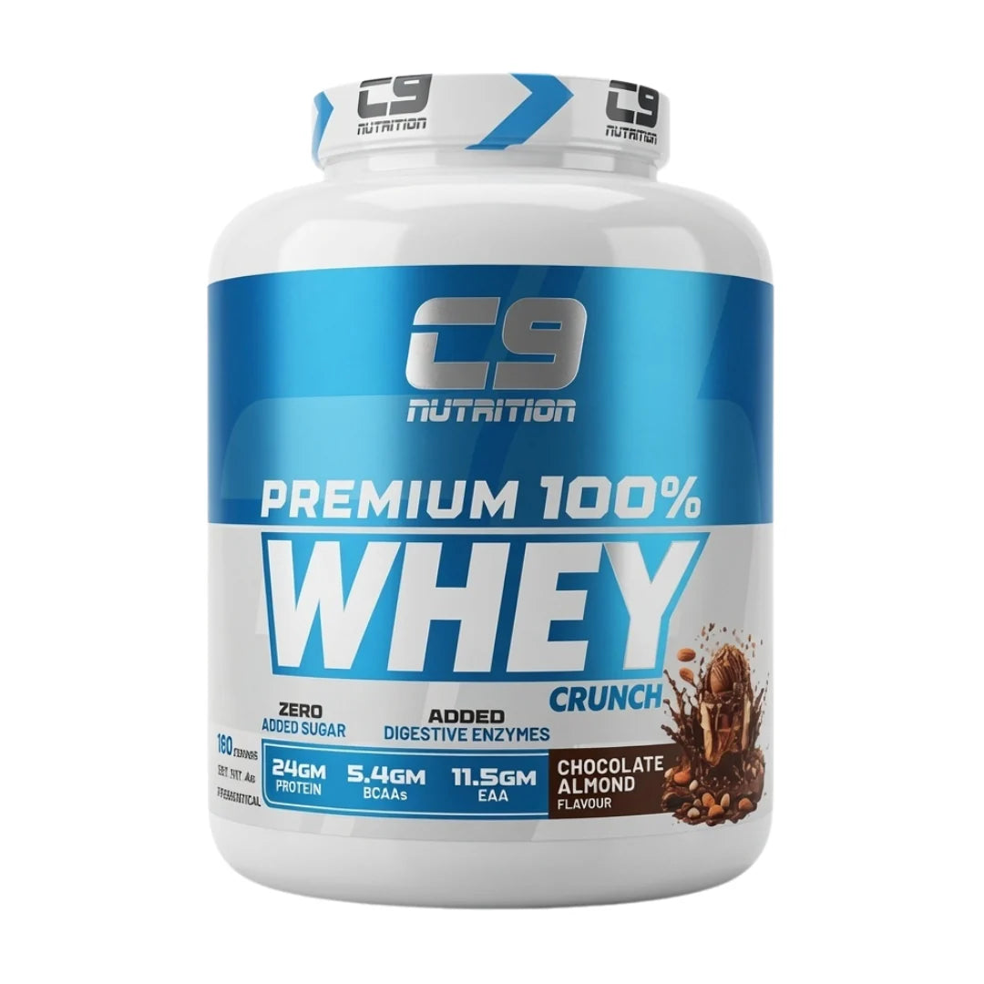C9 Nutrition Premium 100% Whey Protein-2KG(Chocolate Almond)