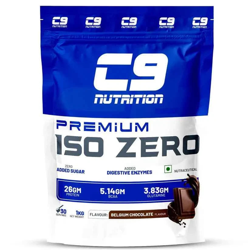 C9 Nutrition Premium ISO ZERO Whey Isolate-1KG(Belgium Chocolate)