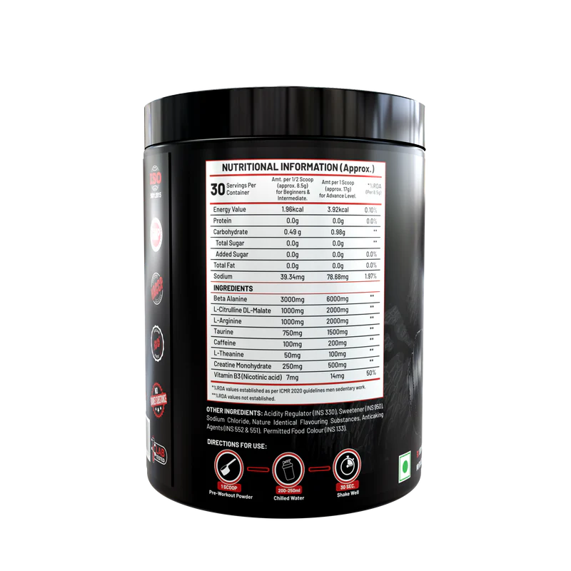 Ring Master Pre-Workout- Blueberry
